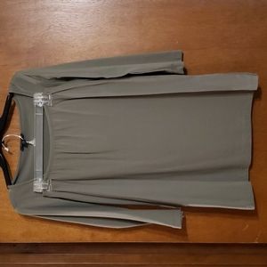 BCBGMaxAzria 2pc set  Olive..top-large/skirt-medium